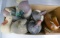 Box lot of 7 Vintage Duck Decoys