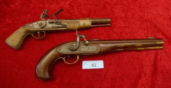 Pair of Black Powder Reproduction Pistols