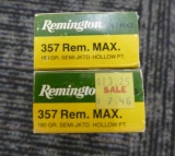 40 rds of 357 REM Max ammo