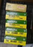 100 rds of mixed 7mm Mauser Hunting ammo