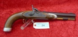 Lyman 54 cal Percussion Pistol w/belt sash