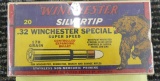 Full box Winchester 32 Special Silver Tip Ammo