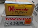 40 rds of 257 Roberts Ammo