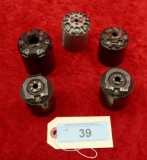 Group of 5 Cartridge Conversion Cylinders