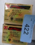40 rds of Hornady Leverevolution 45 Colt Ammo