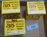 3 boxes of Browning 28 ga Shotgun Ammo