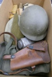 Box of Vintage US Military items