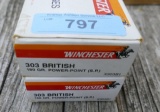 38 rds of 303 British ammo