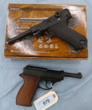 Pair of Air Pistols CH41 & Luger w/box