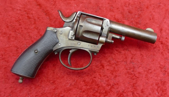 Antique European Cartridge Revolver