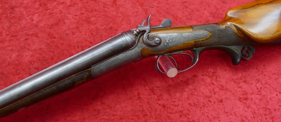 Antique German 16 ga Dbl Bbl Shotgun