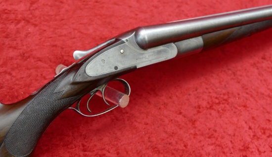 Antique G Grade Lefever 12 ga Dbl Shotgun