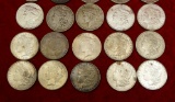 Group of Morgan and Peace Silver Dollars