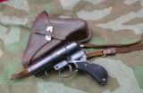 WWII Japanese Dbl Bbl Flare Pistol w/holster