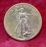 US 1924 St Gaudens $20 Gold Coin