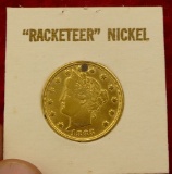 US 1883 RACKETEER Nickel