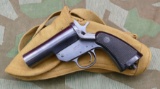 H&R British Marked Flare Pistol & Case