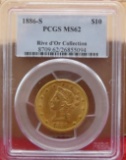 US 1886-S MS62 $10 Gold