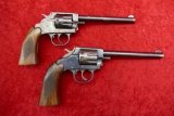 Pair of Iver Johnson Target 22 cal Revolvers