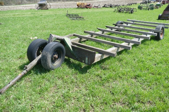 Home Made Round Bale Wagon