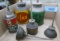 Collection of Small Vintage Oil Cans