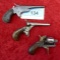 Lot of 3 Antique Pocket Pistols (DEW)