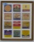Framed Display of Shell Box Labels