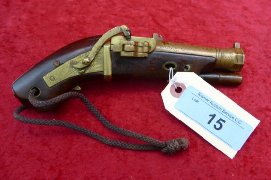 Antique Japanese Match Lock Pistol (DEW)
