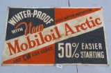 Cloth MOBILOIL Winter proof Banner