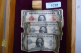 3 US Blanket Dollar Bills