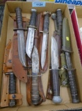 8 US Military Fighting Knives