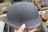 Helmet & Hat Lot w/ DOT German style Biker helmet