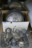 Large Grouping of Silver Plate Dining Ware