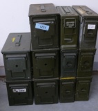 lot o f 11 Empty Ammo Boxes