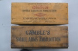 Gambles & Western 410 Wooden Ammo Crates
