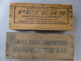 Montgomery Ward & Peters 410 Ammo Crates