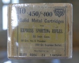 Box of Eley 450/400 Express Ammo