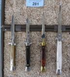 Lot of 4 Italian Switch Blades