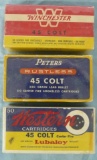3 full boxes of Vintage Colt 45 Ammo