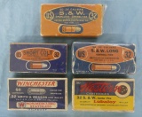 5 full boxes of Vintage 32 Short & Long Ammo
