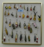Display of Vintage Fishing Lures