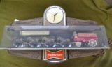Budweiser Clydesdale Pool Table Light/Clock