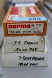 Mixed lot of 7.5 French & 6.5 Argentine