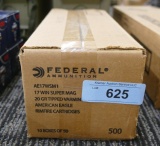 500 rd case Federal 17 WIN Super Mag Ammo