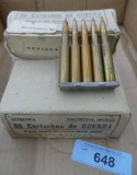 Approx 100 rds Surplus Spanish 7mm Mauser Ammo