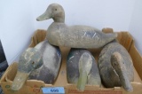 4 Vintage Wooden Duck Decoys Animal Trap Co
