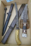 Box of 5 Knives/Bayonets