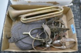 Box lot of Spurs & Western Items