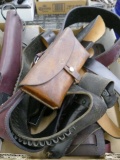 lot of Gun Belts & Leather