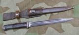 Fine WWII German K98 Bayonet w/matching scabbard